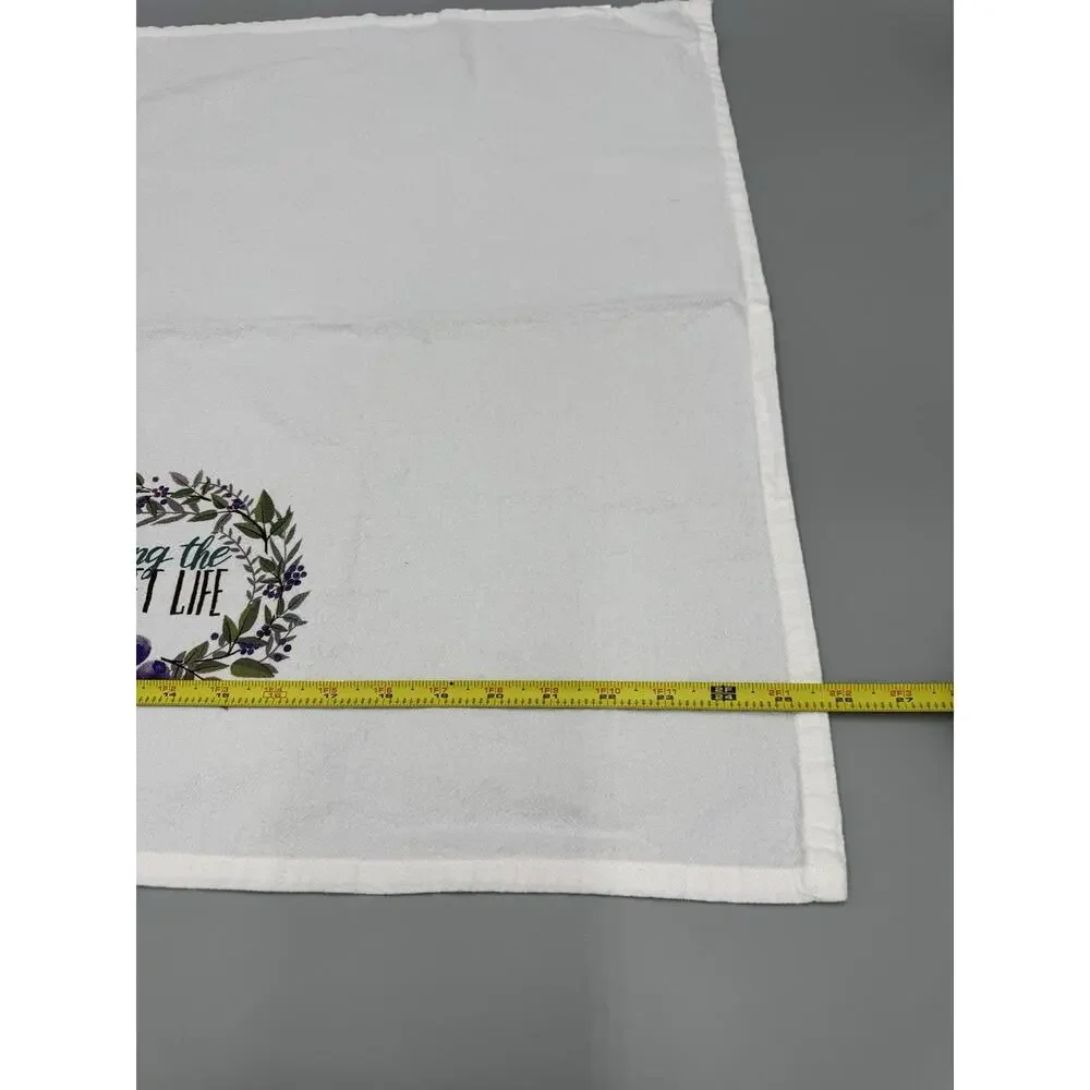 Kay Dee Designs Living The Sweet Life Kitchen Tea‎ Hand Towel 24” X 25.5”